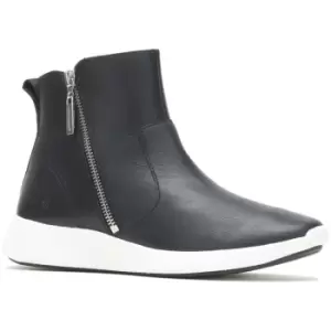 Image of Hush Puppies Womens Modern Work Leather Zip Up Ankle Boots UK Size 3 (EU 36)
