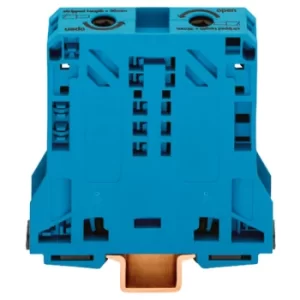Image of WAGO 285-154 2 Conductor 150A Side Entry Through Terminal Block Blue