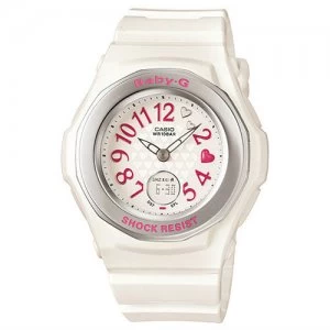 Image of Casio Baby-G Standard Analog-Digital Watch BGA-105-7B - White