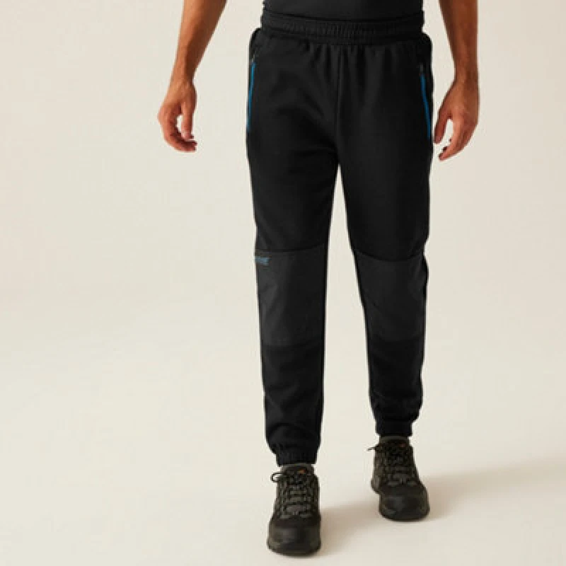 Image of Regatta Professional Mens Jeopardize Fleece Joggers M - Waist 33-34' Black TRJ395-800-M