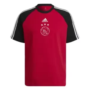 Image of adidas Ajax Teamgeist T-Shirt - Red