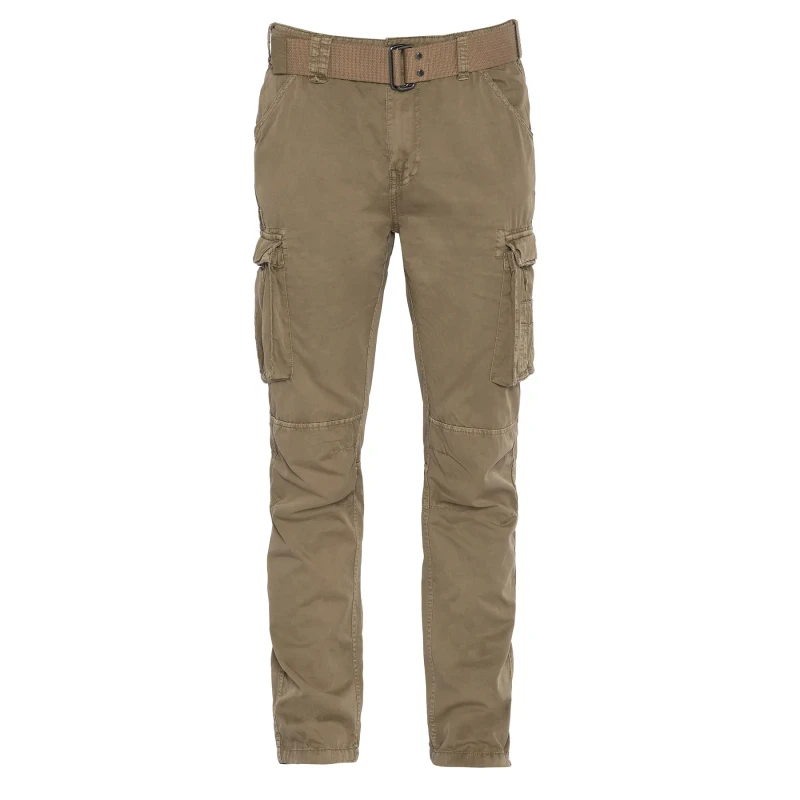 Image of Schott Trousers Schott Army ceint Beige Male 28