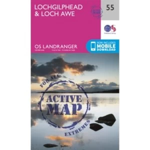 Image of Lochgilphead & Loch Awe by Ordnance Survey (Sheet map, folded, 2016)