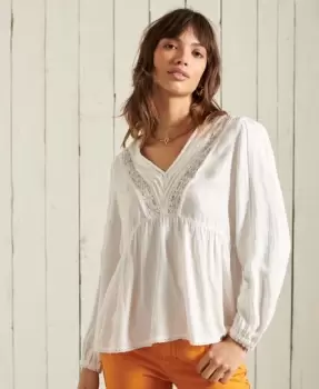 Image of Superdry Jenny Lace Top