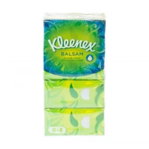 Image of Kleenex Balsam Tissues Pocket Pack 8 pack