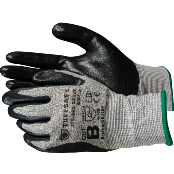 Image of Cut B, 13G, Foam Nitrile Palm Coated Gloves, Size 11 (Pk-12) - Tuffsafe