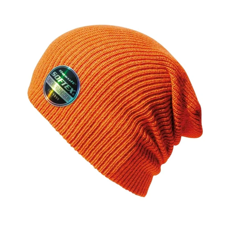 Image of Result Core Mens Softex Beanie in Orange Orange Male One Size