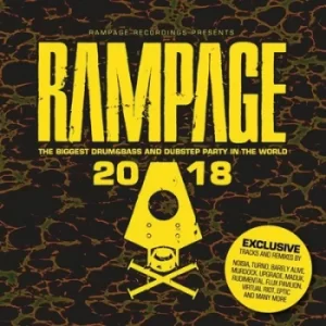 Image of Rampage 2018 The Biggest Drum&bass and Dubstep Party in the World by Various Artists CD Album