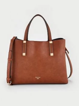 Image of Dune London Dorrie Large Unlined Tote Bag - Tan, Women