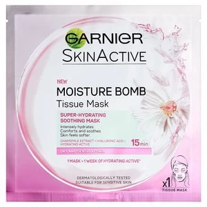 Image of Garnier Moisture Bomb Chamomile Hydrating Face Sheet Mask
