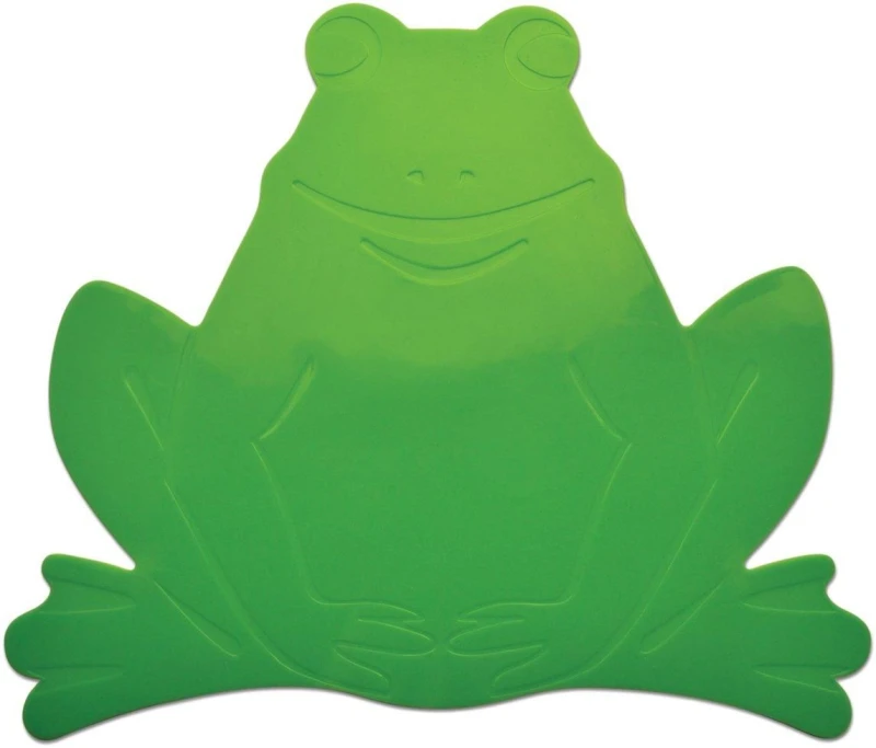 Image of Aidapt Tenura Anti Slip and Anti Microbial Childrens Table Mat Frog Green
