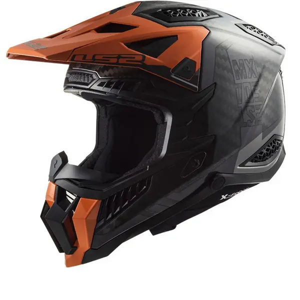 Image of LS2 MX703 C X-Force Victory Titanium Orange Size XS