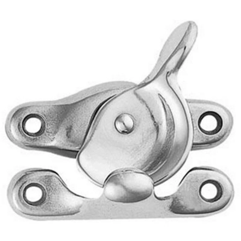 Image of Loops Fitch Pattern Sash Window Fastener 49mm Fixing Centres Satin Chrome Multi unisex
