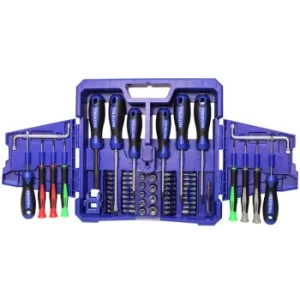 Image of Faithfull 63 Piece Fold Out Screwdriver and Bit Set