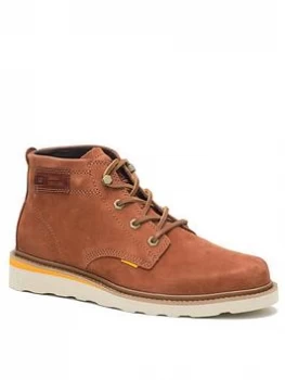 Image of CAT Jackson Mid Boots - Brown , Brown, Size 8, Men