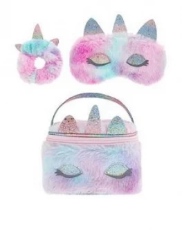 Image of Monsoon Girls Fluffy Unicorn Sleepover Kit - Multi