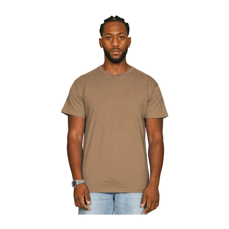 Image of Casual Classics Mens Supreme Combed T-Shirt in Camel Size: XS Camel Male XS