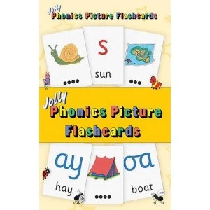 Image of Jolly Phonics Picture Flash Cards in Precursive Letters Cards 2014