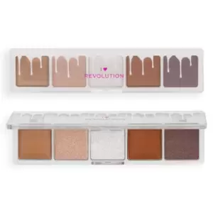 Image of Revolution Beauty I Heart Revolution Mini Chocolate Shadow Palette - White Vanilla Cream