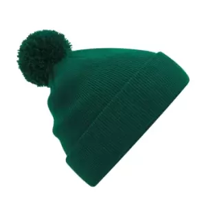 Image of Beechfield Childrens/Kids Original Pom Pom Beanie (One Size) (Bottle Green)