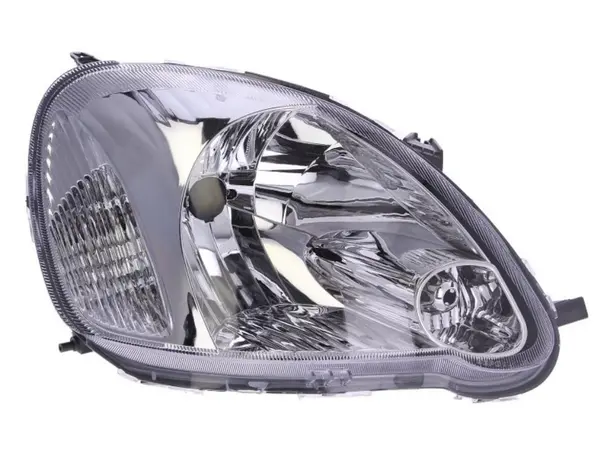 Image of ABAKUS 212-11K8R-LD-EM Headlights Right H4 Crystal clear with motor for headlamp levelling P43t TOYOTA: Yaris I Hatchback Headlight (259)