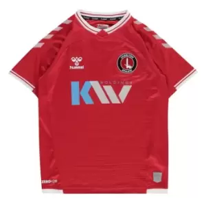 Image of Hummel Charlton Athletic Home Shirt 2020 2021 Juniors - Red