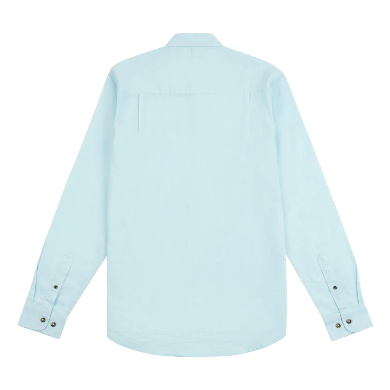 Image of US Polo Assn Linen Shirt - Blue Blue S