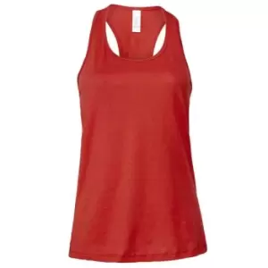 Image of Bella + Canvas Womens/Ladies Racerback Tank Top (S) (Red)