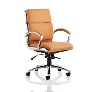 Image of Adroit Classic Executive Chair With Arms Medium Back Tan Ref EX000011