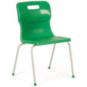 Image of Titan 4 Leg Chair 430mm Green KF72191