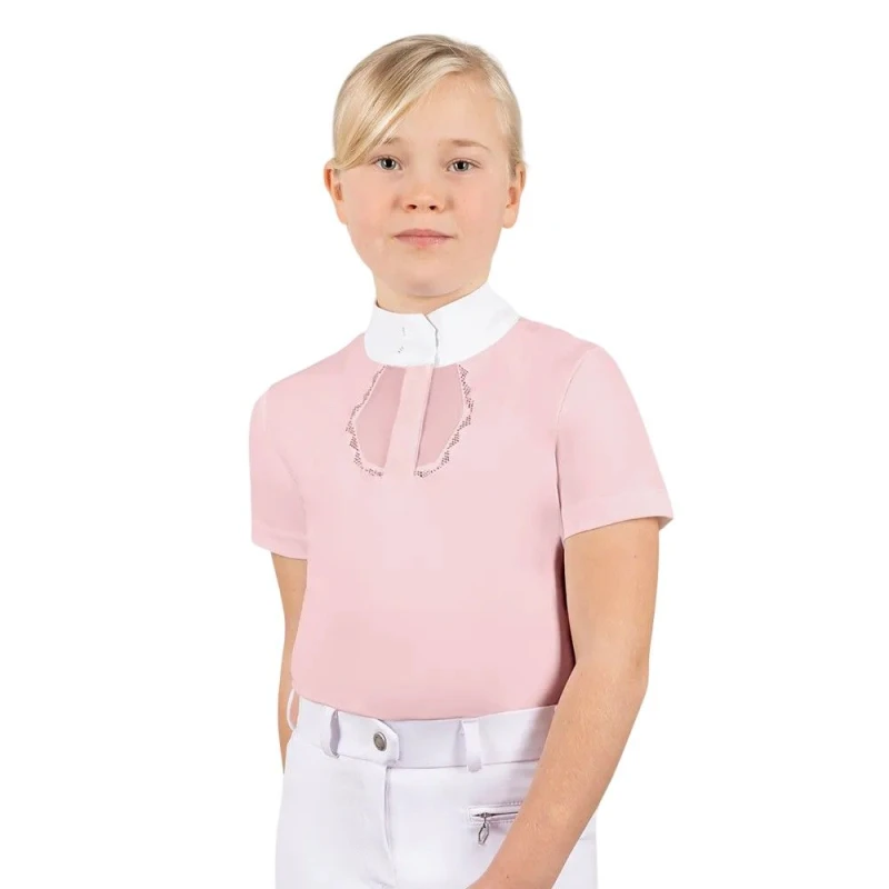 Image of Coldstream Next Generation Lanark Show Shirt in Baby Pink Size: 5-6 Years Baby Pink Unisex 5-6 Years