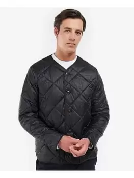 Image of Barbour Liddesdale Lightweight Quilt Jacket - Black, Size S, Men