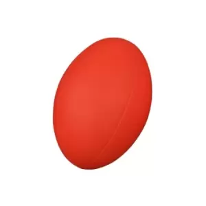 Image of Coated Foam Rugby Ball Red