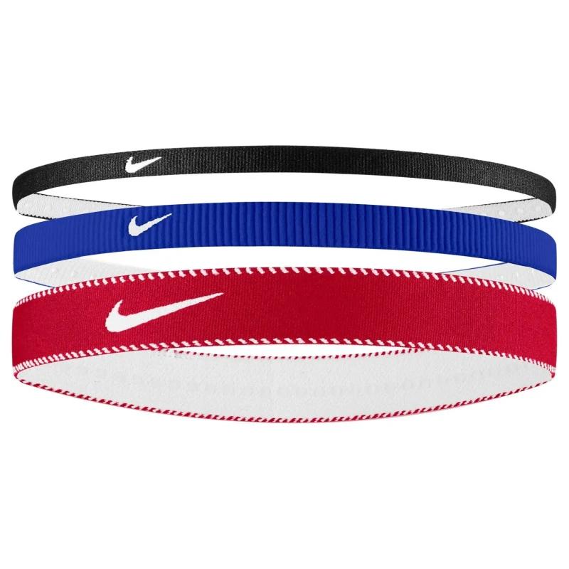 Image of Headband Nike Flex Classic (x3) Bleu Unisex TU