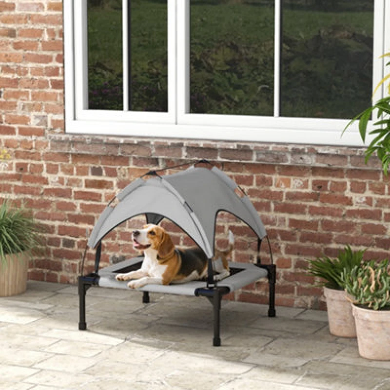 Image of PawHut Cooling Raised Dog Bed w/ Breathable Mesh - Pawhut 5056725507206