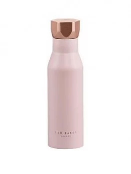 Image of Ted Baker Ladies Water Bottle Hexagonal Lid Pink, One Colour, Women