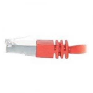 Image of C2G 7m Shielded Cat5E Moulded Patch Cable - Red