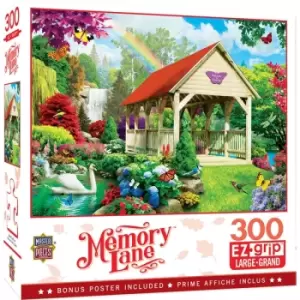 Image of Masterpieces Puzzle Memory Lane Welcome to Heaven Ez Grip Puzzle 300 piece jigsaw puzzle