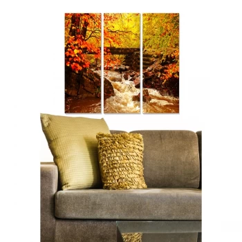 Image of MDF112378139 Multicolor Decorative MDF Painting (3 Pieces)