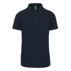 Image of Kariban Adults Unisex Stud Piqu Polo Shirt (S) (Navy)