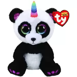 Image of TY Paris Panda with Horn Beanie Boo