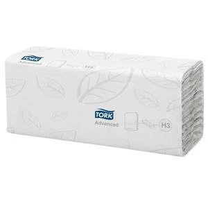 Image of Original Tork Advanced 2 Ply C Fold H Towel White 2400 Sheets per Box
