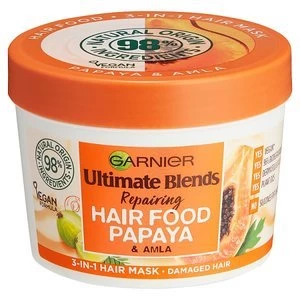 Image of Garnier Ultimate Blends Hair Food Papaya 3 in 1 Mask 390ml