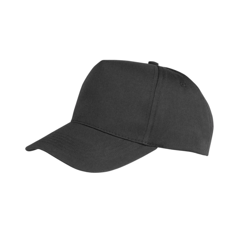 Image of Result Result Men Core Boston 5 Panel Printers Baseball Cap in Black One Size Male 5054171452309