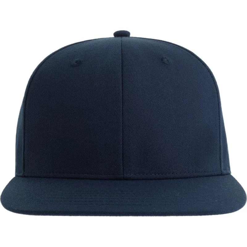 Image of Atlantis Atlantis Men James 6 Panel Polyester Snapback Cap in Navy Navy One Size Male 5063750269825