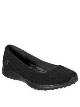 Image of Skechers Mircoburst In-Line Ballerina - Black