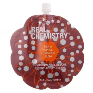Image of Real Chemistry Environmental Rescue Essential Day Cream 10ml with Flower Shaped Eco-Pouch