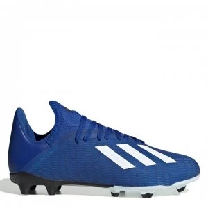 Image of adidas X 19.3 Junior FG Football Boots - TeamRoyal/White