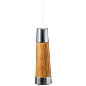Image of Miller Oak Conical Light Pull