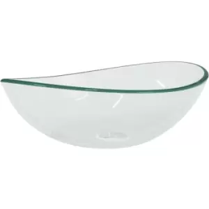 Image of Basin Tempered Glass 54.5x35x15.5cm Transparent Vidaxl Transparent